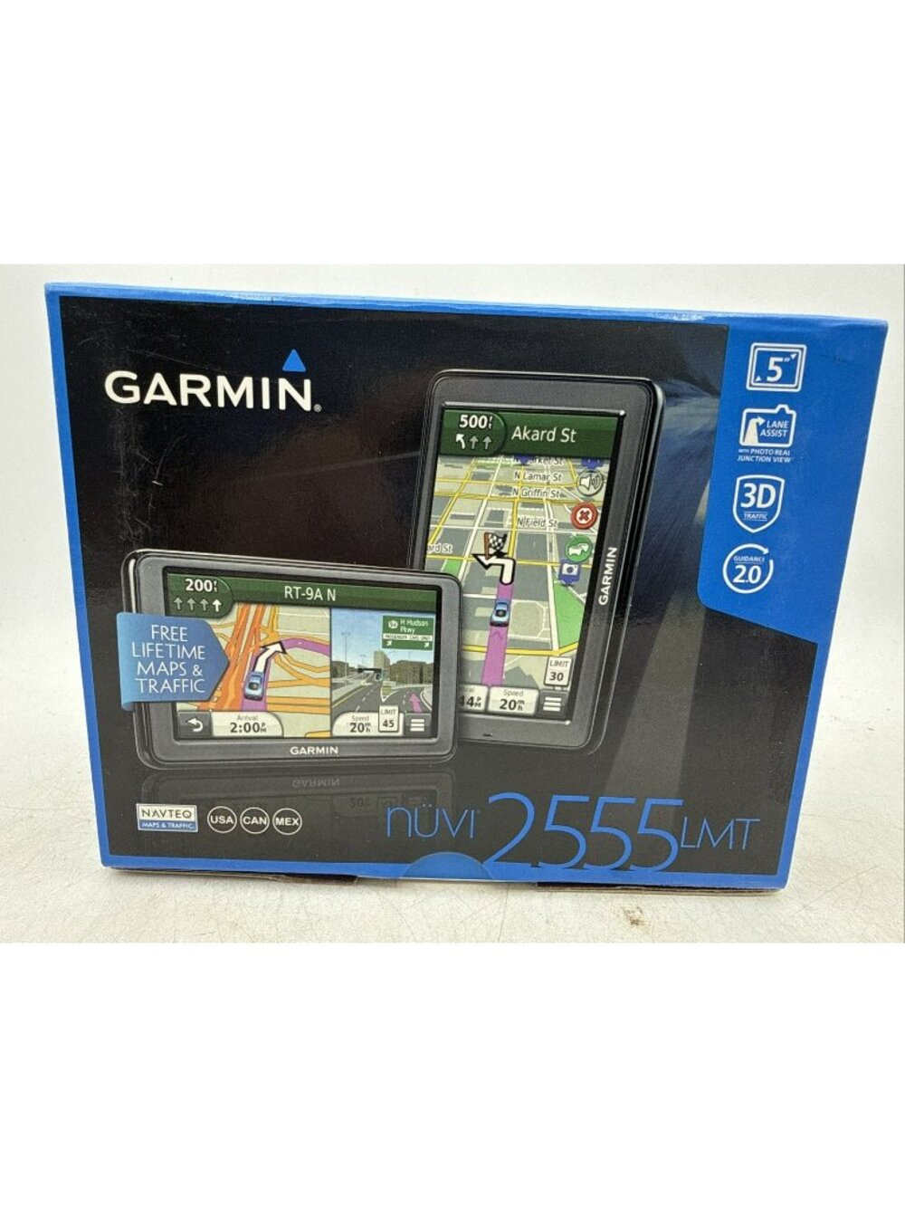 Garmin Nuvi 2555LMT 5” Portable GPS Navigator . Lifetime Maps And Fully Tested!